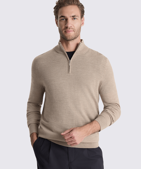 Zip-neck jumpers