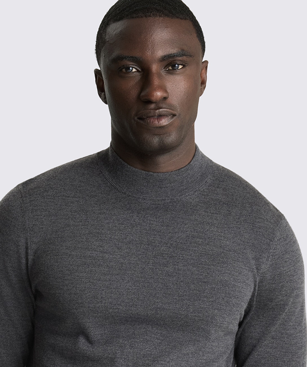 mock-neck jumpers
