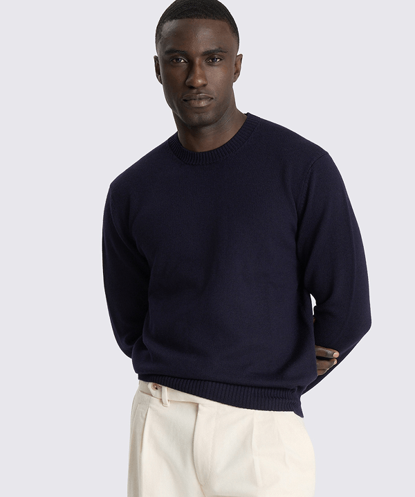 crew-neck jumpers