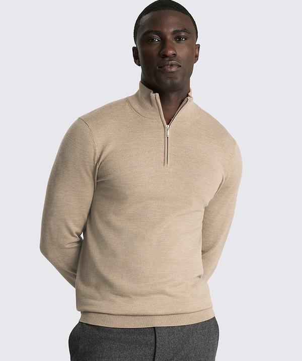 Zip-neck jumpers
