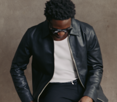 City nappa-leather jacket