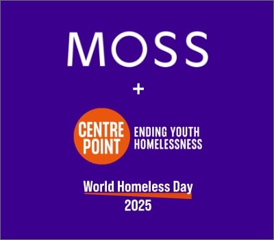 Moss Supporting Centrepoint - World Homeless Day 2025